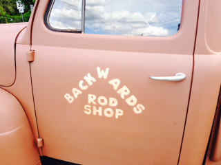 Illustration for article titled Truck Built 'Backwards' Still Works But Looks Really, Really Weird